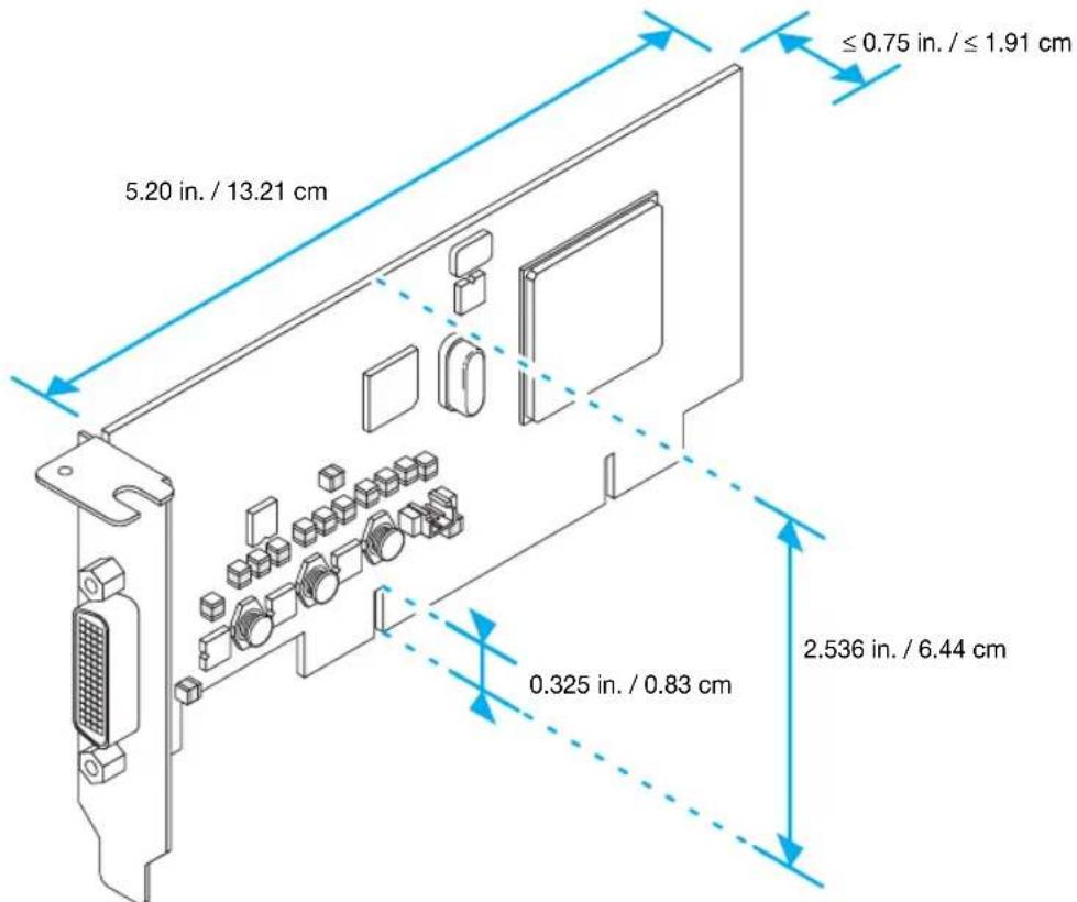 MATROX EpicA TC4 - Maximum card dimensions - Matrox Epica TC2 - 1