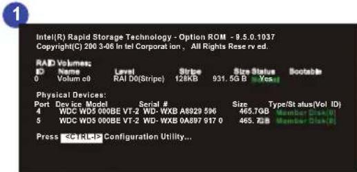 MSI GT660Ri7468BLW7P - Creating RAID Volume - 1