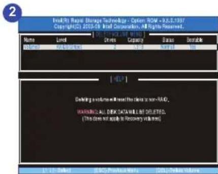 MSI GT660Ri7468BLW7P - Deleting RAID Volume - 2