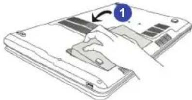 MSI GT660Ri7468BLW7P - Installing the Battery Pack - 1