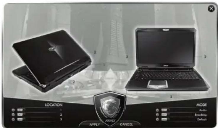 MSI GT660Ri7468BLW7P - SLM Setting (System LED Manager) - 3