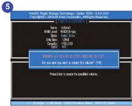 MSI GT660Ri7468BLW7P - Creating RAID Volume - 5