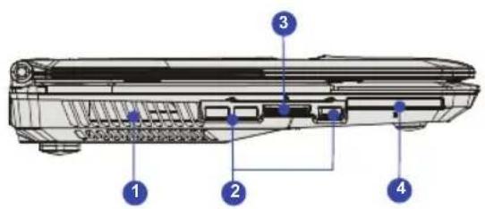 MSI GT660Ri7468BLW7P - Left Side View - 1