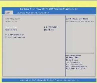 MSI GT660Ri7468BLW7P - - System Date - 1
