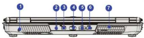 MSI GT660Ri7468BLW7P - Rear Side View - 1