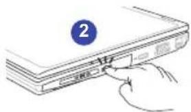 MSI FX610P3243 - Inserting the Disk - 1