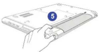 MSI FX610P3243 - Installing the Battery Pack - 4