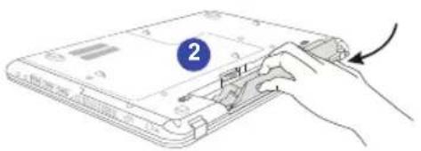 MSI FX610P3243 - Installing the Battery Pack - 2