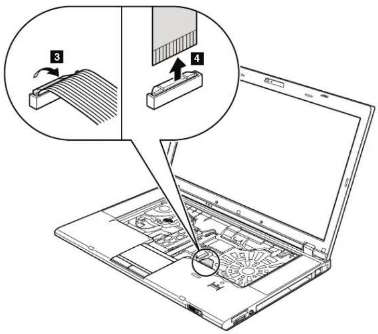 LENOVO ThinkPad T510i - 1100Keyboardbezelassembly - 4