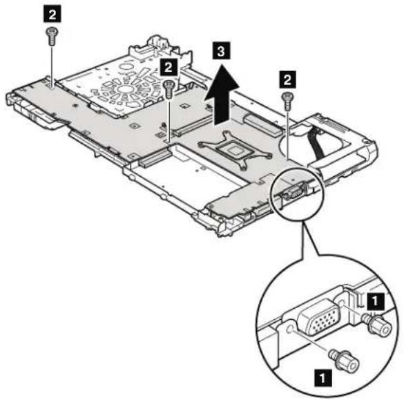 LENOVO ThinkPad T510i - Table35.Locationofmajorssensitivecomponentsonthesystemboard - 4