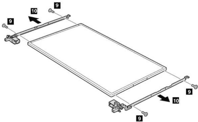 LENOVO ThinkPad T510i - 2040LCDcable,cameracable,LCDpanel,andhinges - 5