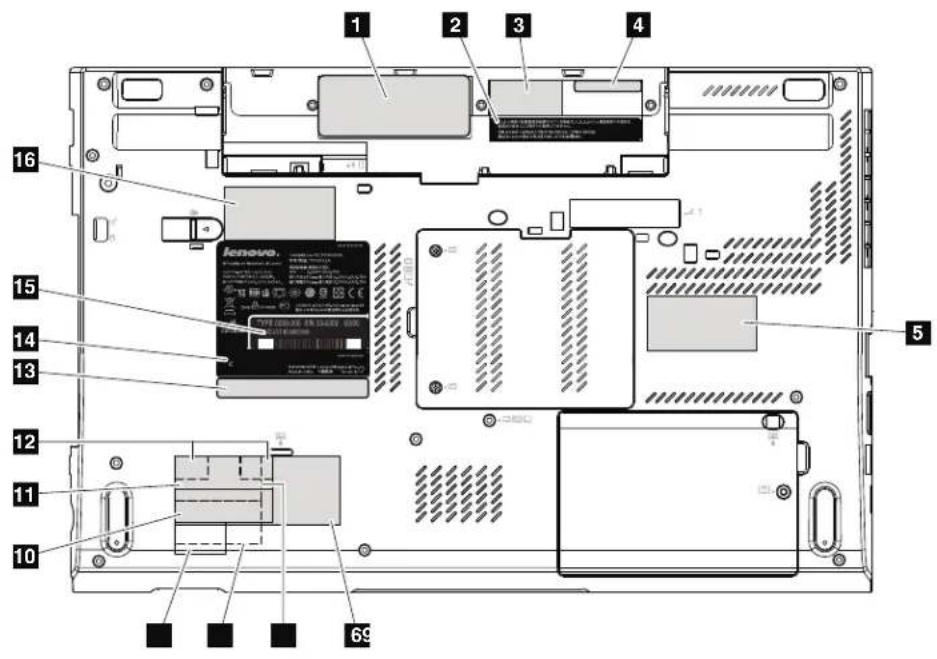 LENOVO ThinkPad T510i - Note:Applyinglabelstothebasecover - 1