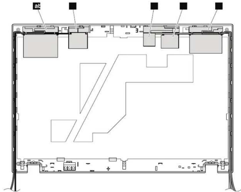 LENOVO ThinkPad T510i - 2050AntennakitandLCDrearcoverassembly - 2