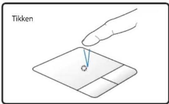 ASUS K53TKSX023V - Afbeeldingen gebruik aanraakpad - 2