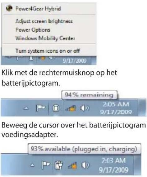 ASUS K53TKSX023V - Het batterijvermogen controleren - 4