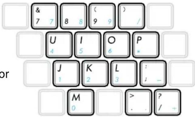 ASUS HRSX196X - Keyboard as Pointers - 1