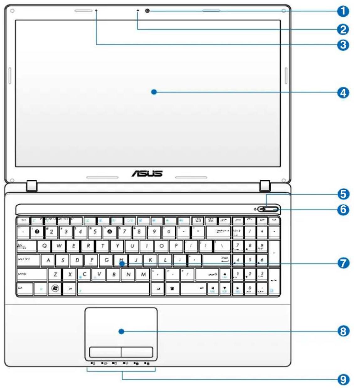 ASUS HRSX196X - Top Side (on selected models) - 2