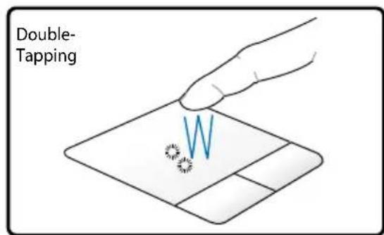 ASUS HRSX196X - Touchpad Usage Illustrations - 4