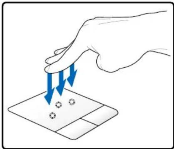 ASUS HRSX196X - Touchpad Usage Illustrations - 12