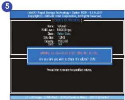 MSI GT683467TR - Creating RAID Volume - 5