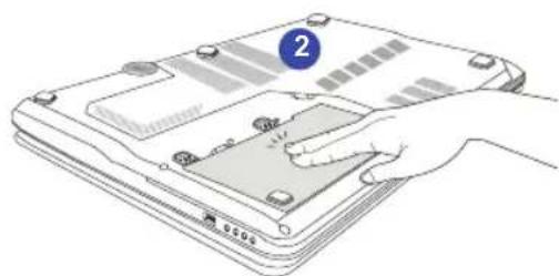 MSI GT683467TR - Installing the Battery Pack - 2