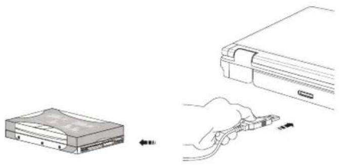 MSI GT683467TR - Connecting the External SATA Hard Disk device - 1
