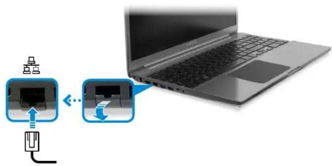 SAMSUNG 700Z5CA04UK - Connecting to the Wired LAN - 1