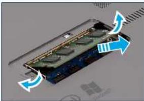 SAMSUNG 700Z5CA04UK - Removing a memory module - 1