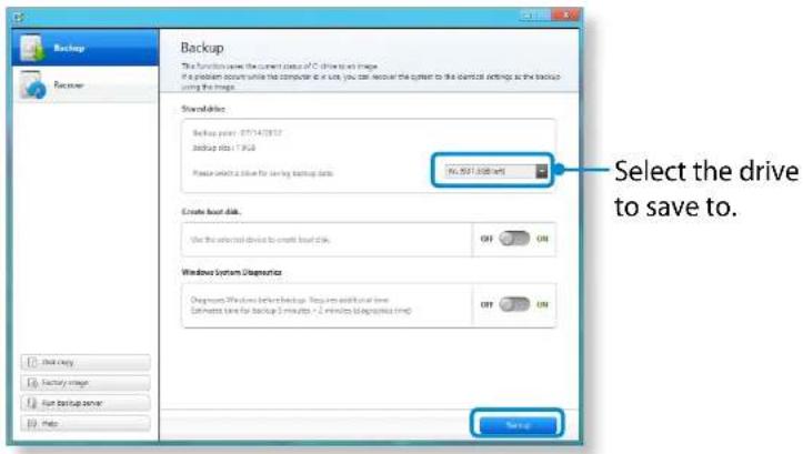 SAMSUNG 700Z5CA04UK - Backing up - 2