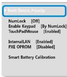 SAMSUNG 700Z5CA04UK - Changing the Boot Priority - 2