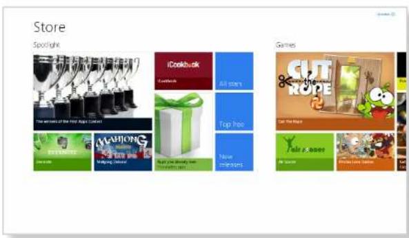 SAMSUNG NP350E7CS09BE - Utilisation du Windows Store - 1