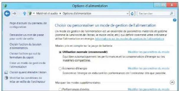 SAMSUNG NP350E7CS09BE - Utilisation du programme de gestion de l'alimentation - 1