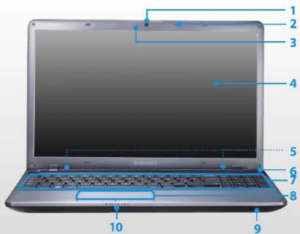 SAMSUNG NP350E7CS09BE - Vue avant - 2
