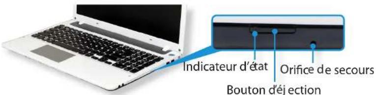 SAMSUNG NP350E7CS09BE - Insertion et éjection d'un CD - 1