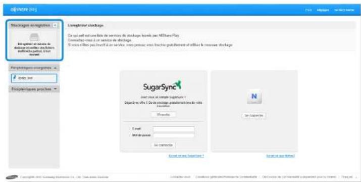 SAMSUNG NP350E7CS09BE - Partage de contenu à l'aide de l'application AllShare Play(en option) - 2