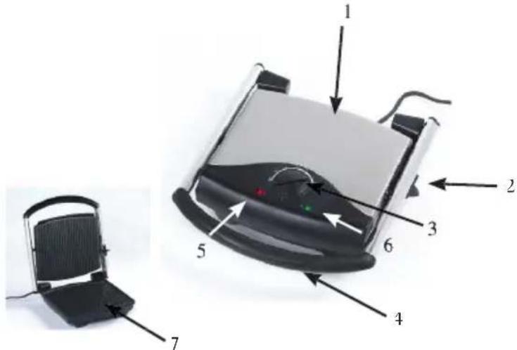 DOMO DO9037G - PANINI GRILL PARTS - 1