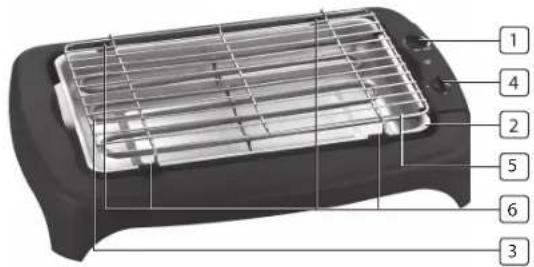 TRISTAR BQ2814 - DEScRIPtION DES PIÈcES - 1