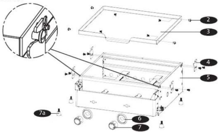 TRISTAR BQ6385 - DESCRIPTION DES DIFFÉRENTES PIÈCES - 1