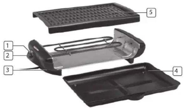 TRISTAR BQ2818 - PARTS DESCRIPTION - 1