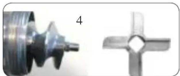 DOMO DO9070KR - OPTIONAL ACCESSORIES: FITTING MEAT GRINDER DO907OKR-M - 4