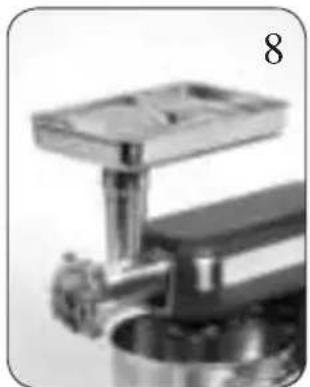 DOMO DO9070KR - OPTIONAL ACCESSORIES: FITTING MEAT GRINDER DO907OKR-M - 9