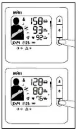 BRAUN TrueScan BPW4100 - Modo de memoria - 1