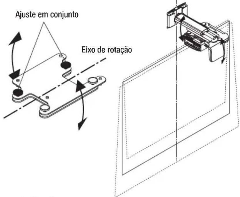 NEC U300X - Ajuste a inclinação. - 1