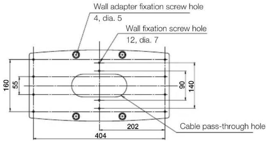 NEC U300X - Using the wall plate (NP01WK1 only) - 1