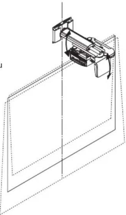 NEC U300X - Wyreguluj odchylenie. - 2