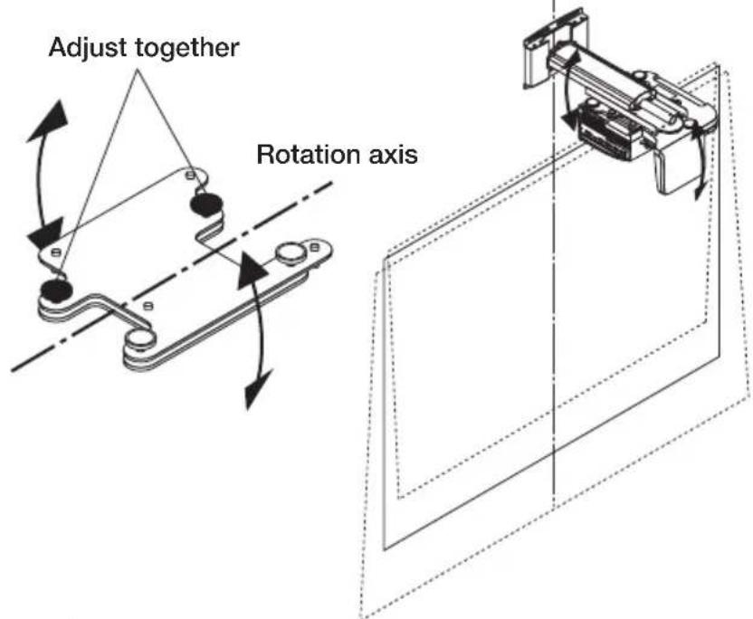 NEC U300X - Adjust the tilt. - 1