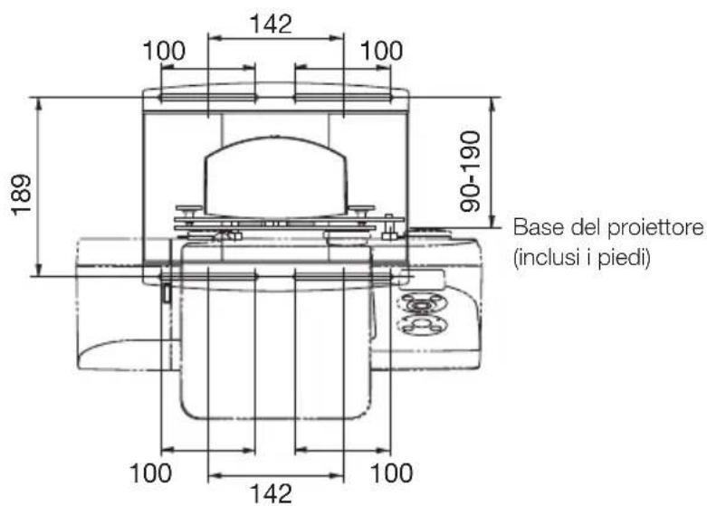 NEC U300X - Dimensioni delle Parti: (unità: mm) - 2