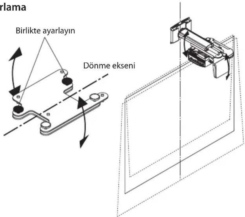 NEC U300X - Egimi ayarlayin. - 1