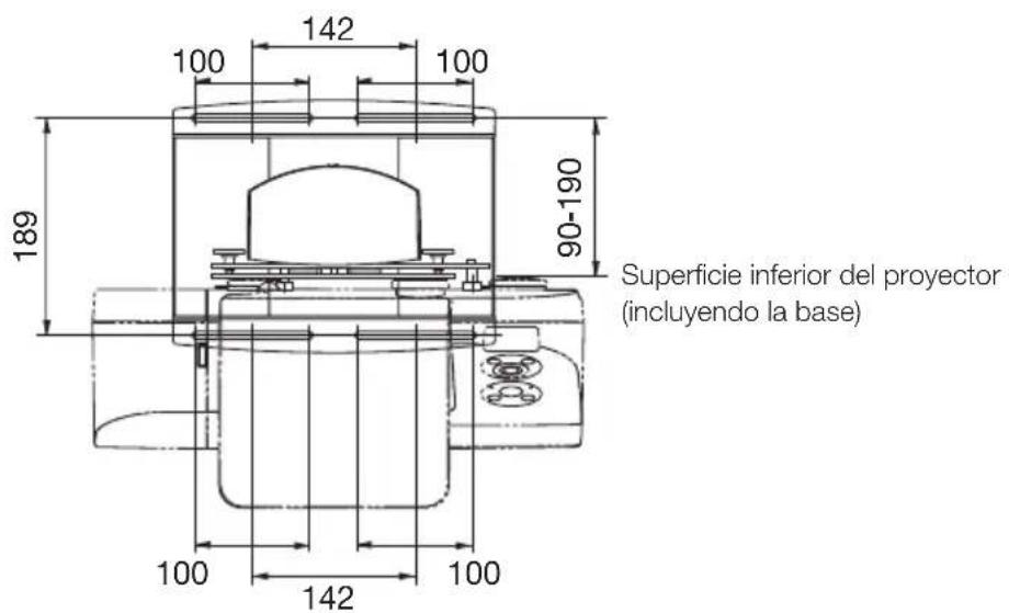 NEC U300X - Dimensiones de la piezas: (unidad: mm) - 2