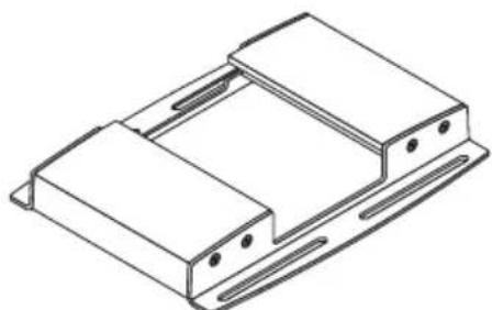 NEC U300X - Colque las cubiertas del adaptor del projector y del adaptor de pared. - 2